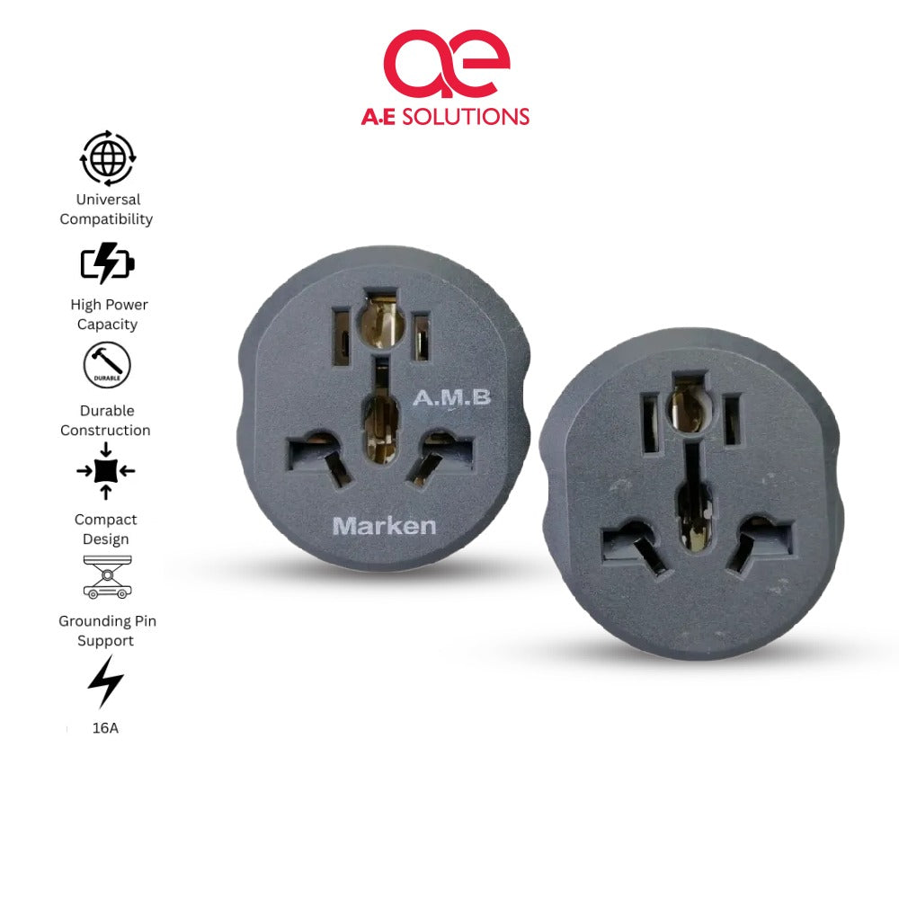 16A Universal Travel Adapter Plug for Home Appliances 11 in 1 Plug Marken