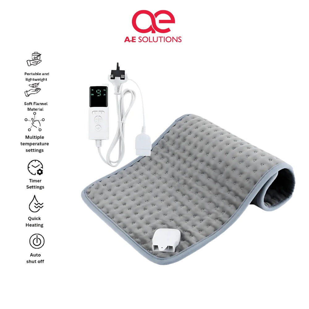 Premium Electric Heating Pad – Ideal for Back, Neck, and Shoulder Pain Relief