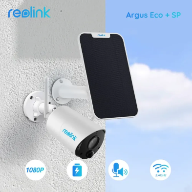 Solar Security Camera for Outdoor Home Protection with Smart Detection & Night Vision