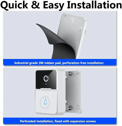 Wireless Smart Video Intercom Doorbell with Two-Way Audio & Camera X3