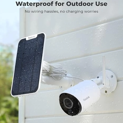 Solar Security Camera for Outdoor Home Protection with Smart Detection & Night Vision