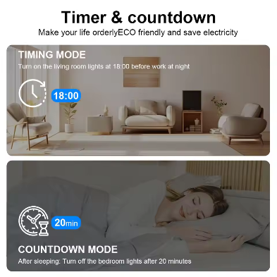 63A Smart Breaker – Tuya WiFi Energy Meter with Leakage Protection | (L / N) Disconnect