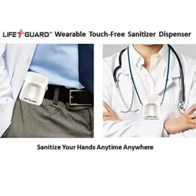LIFE+GUARD Sanitizer Dispenser Wearable & Touchless