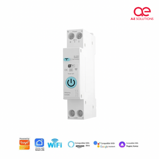 Smart Unit Lock Breaker – Smart 63A MCB Breaker with Live Monitoring & Expense Control
