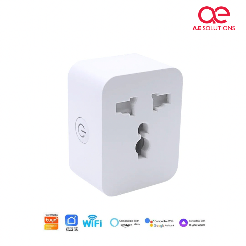 Universal 15A Smart Plug – WiFi Socket with Voice Control Alexa & Google Home – US Plug