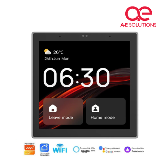 WiFi Smart Central Control Panel – Tuya Scene Switch with Smart Life App & Built-in Alexa