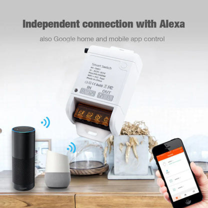 30A WiFi Smart Relay Switch With Power Monitor | Timer Switch For Geyser