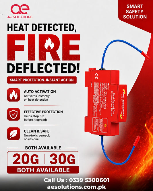Heat Aerosol Fire Extinguishing Device 20G & 30G – Automatic Fire Suppression Safety System