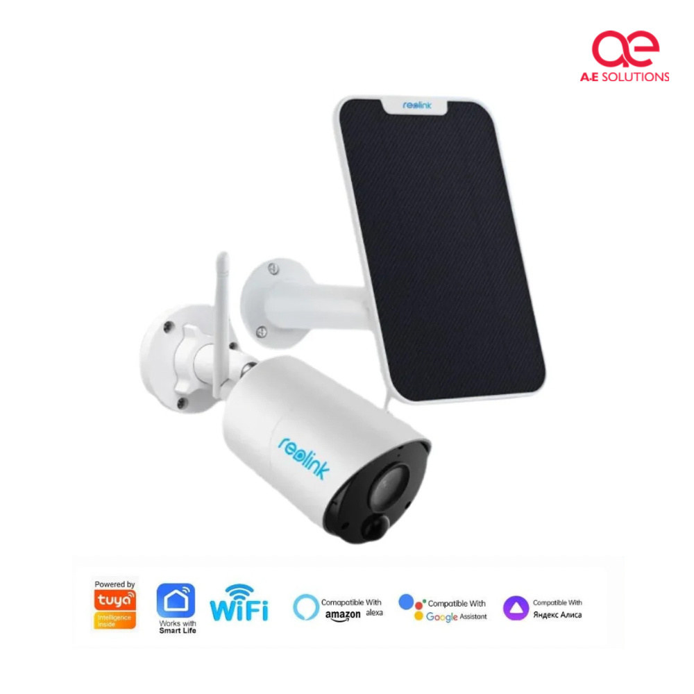 Solar Security Camera for Outdoor Home Protection with Smart Detection & Night Vision