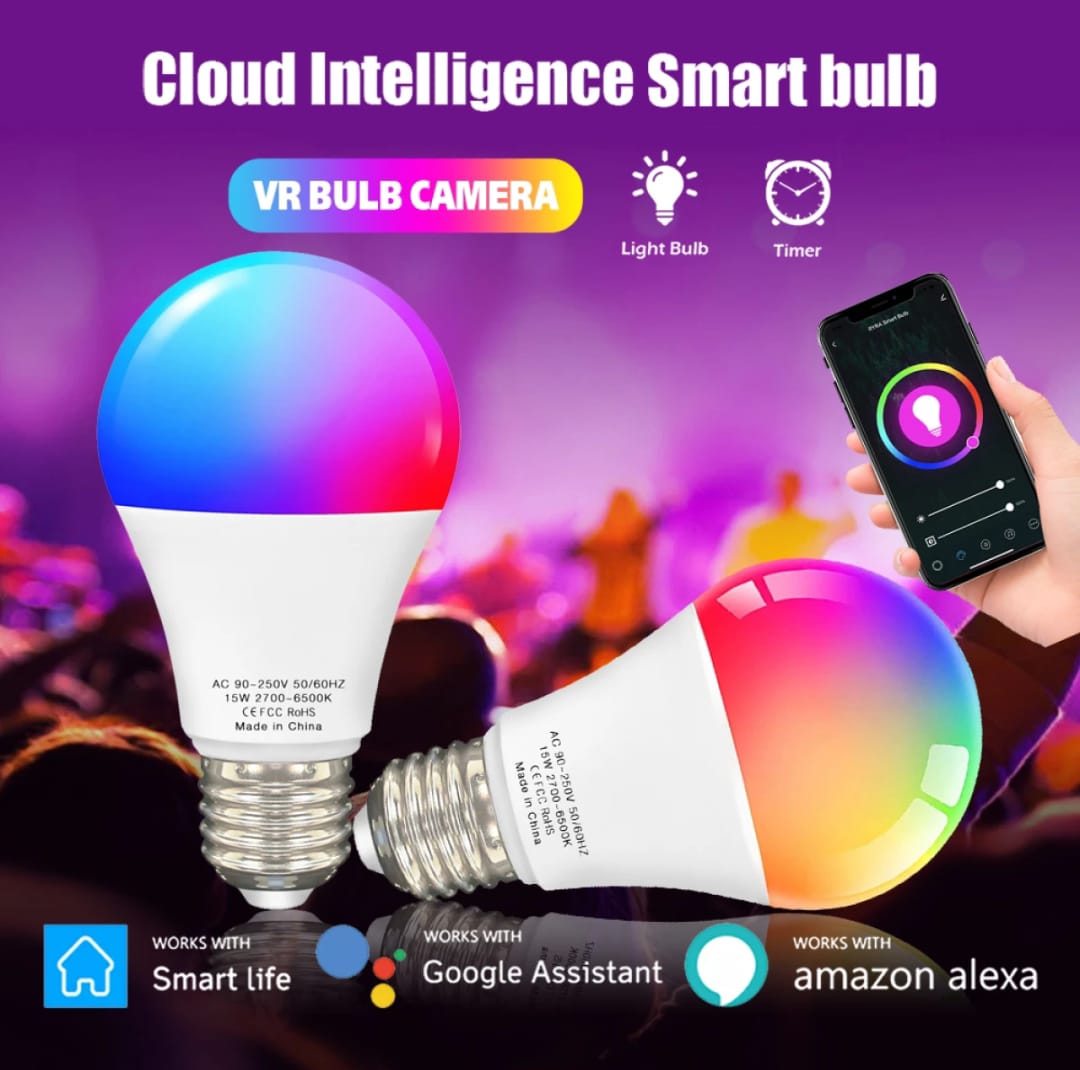 FBT-M-WB Smart 9W RGB Dimmable Bulb Wi-Fi Smart LED Bulb