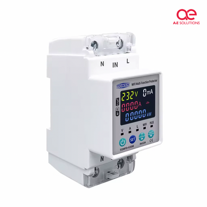 Tomzn TOMPD 63SW- 63A WIFI Protector With Voltage Current And Leakage Protection Mini 10in1