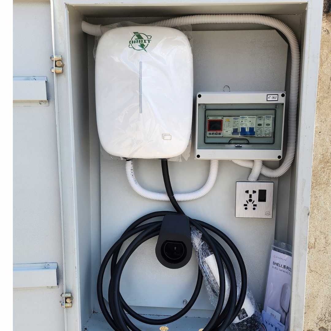 Orbit Shell 7kW AC EV Charger – Smart Home Charging Station