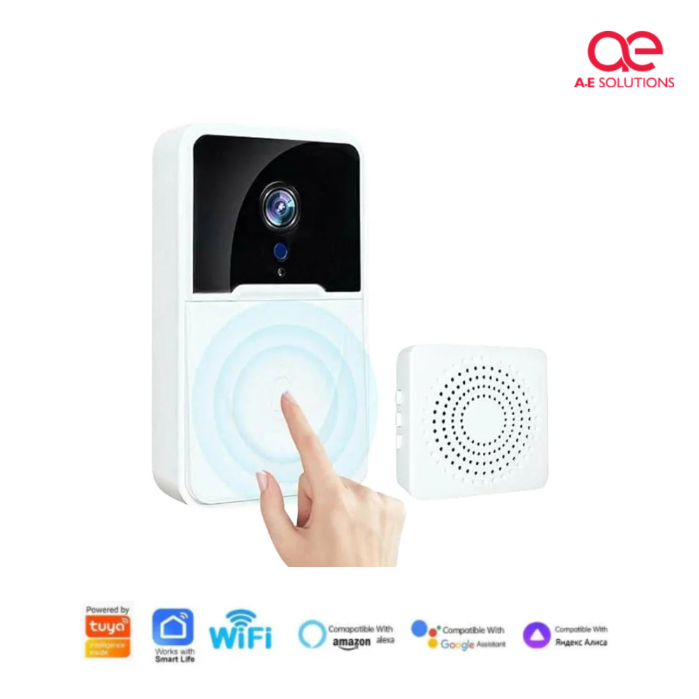 Wireless Smart Video Intercom Doorbell with Two-Way Audio & Camera X3