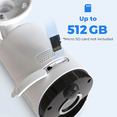 Solar Security Camera for Outdoor Home Protection with Smart Detection & Night Vision