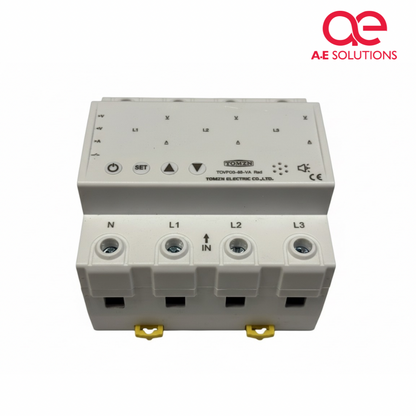Tomzn TOVPD3-VA 3Phase 63 Amp 4 Pole Voltage And Current Protector
