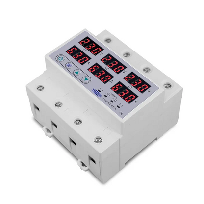 Tomzn TOVPD3-VA 3Phase 63 Amp 4 Pole Voltage And Current Protector
