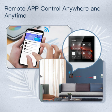WiFi Smart Central Control Panel – Tuya Scene Switch with Smart Life App & Built-in Alexa