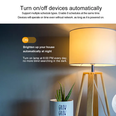 RF 433MHz Mini Smart Switch – 1 Channel 16A Smart Relay for Alexa & Google Assistant
