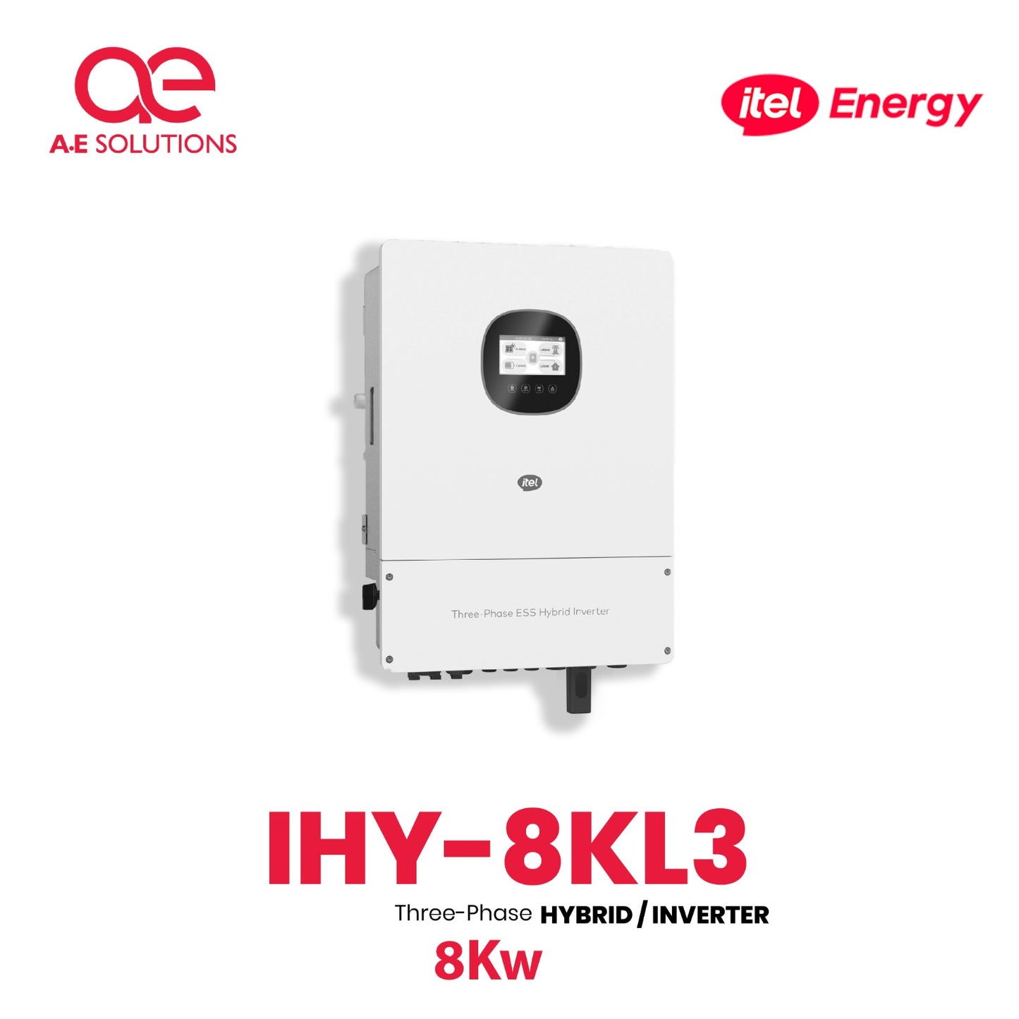 Itel 8kw IP66 3-P PV16000 Hybrid Inverter