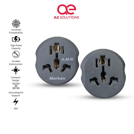 16A Universal Travel Adapter Plug for Home Appliances 11 in 1 Plug Marken