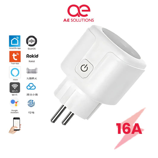 WiFi Smart Plug 16A Socket Wall – Smart Life App (EU plug)
